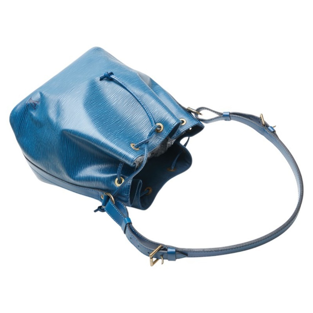 Louis Vuitton Epi Petit Noe Bag Handbag M44105 Toledo Blue Leather Women's LO... - Picture 4 of 12